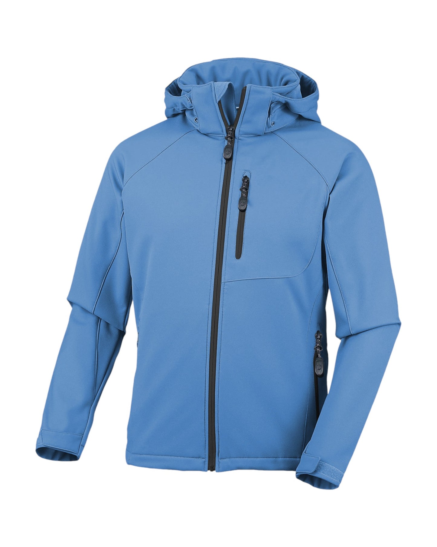 Mens' Warm Water Repellent Softshell Snowboard Jacket- Removable Hood