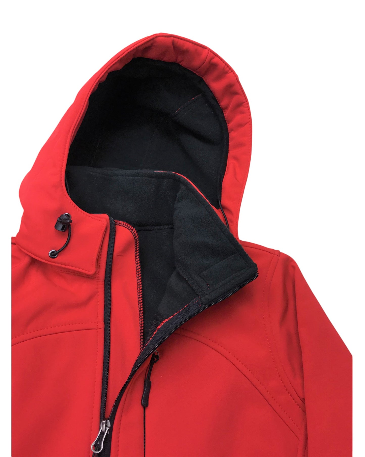 Women’s Softshell Water resistant Jacket with internal fleece lining and removable hood