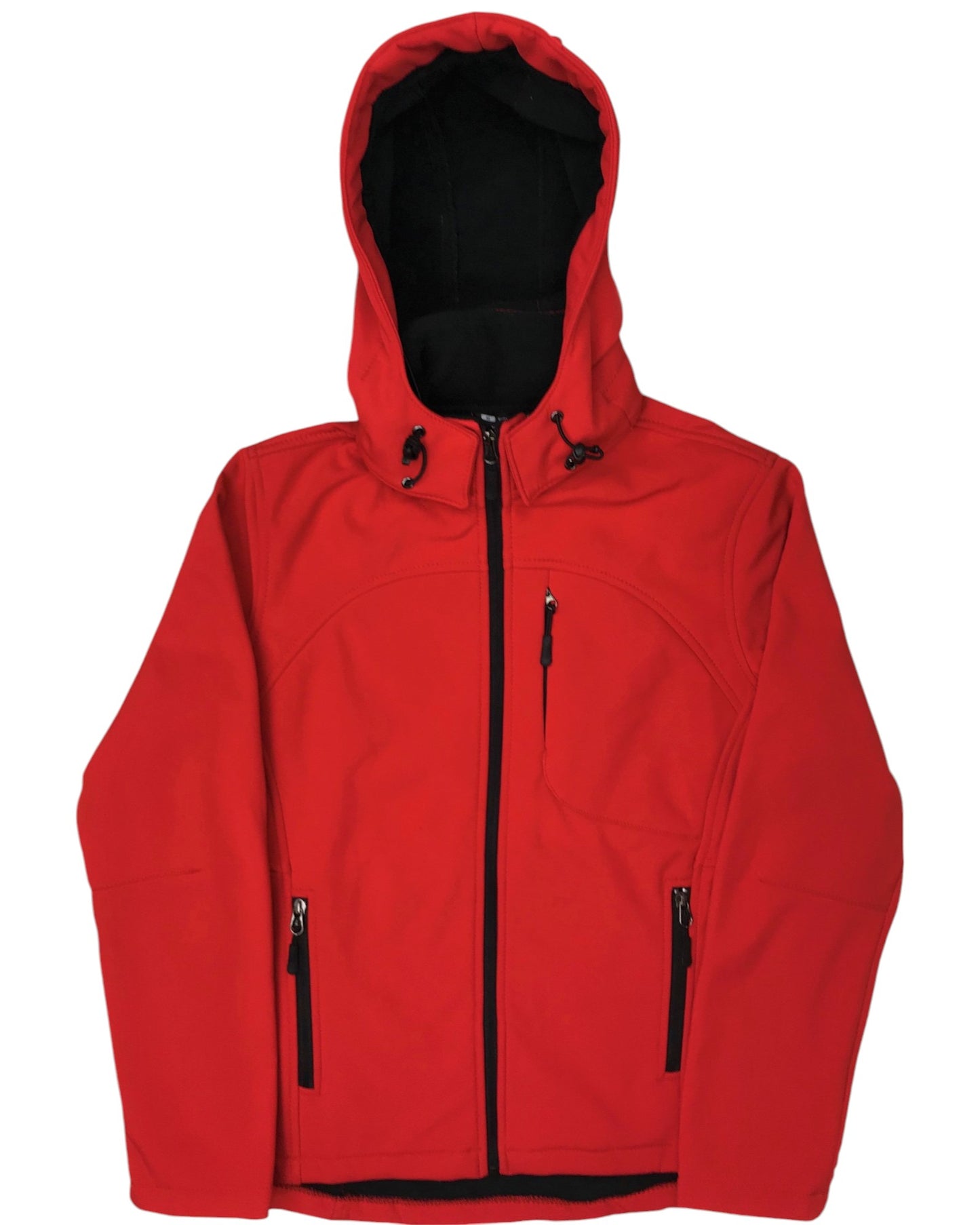 Women’s Softshell Water resistant Jacket with internal fleece lining and removable hood