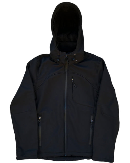 Women’s Softshell Water resistant Jacket with internal fleece lining and removable hood