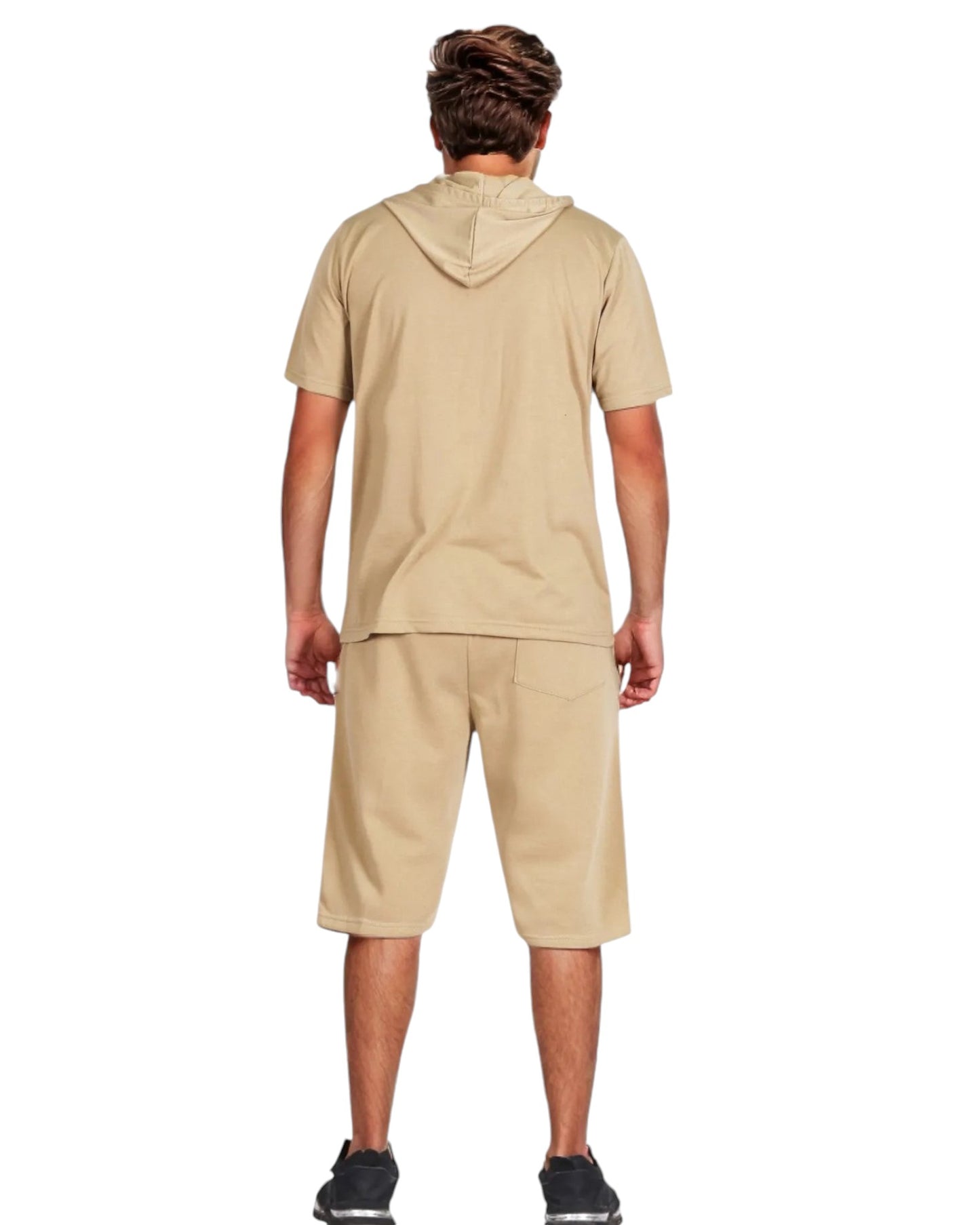 Men’s 2 Piece Solid Color Regular Fit Shorts Set Summer Outfit