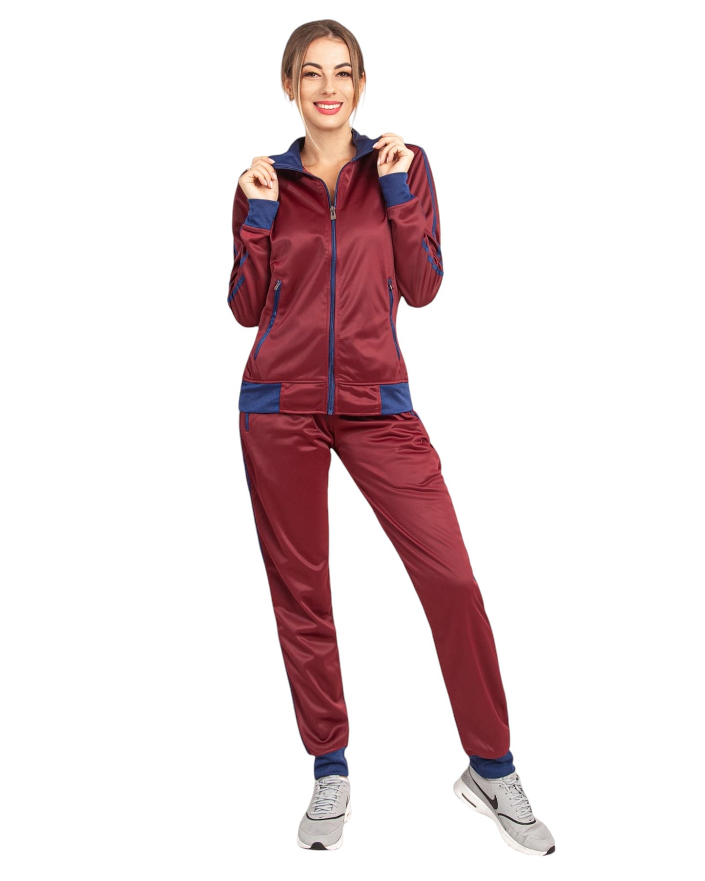 Women's 2-Piece Sunshine Jogger Tracksuit Track Jacket and Track Pants