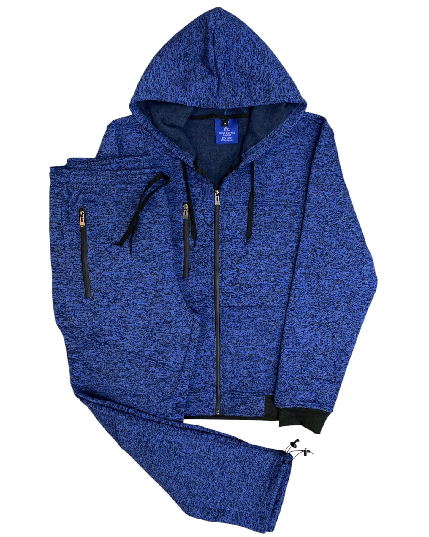 Men's Sweatsuit Soft Fleece Sweat Jacket with Sweatpants