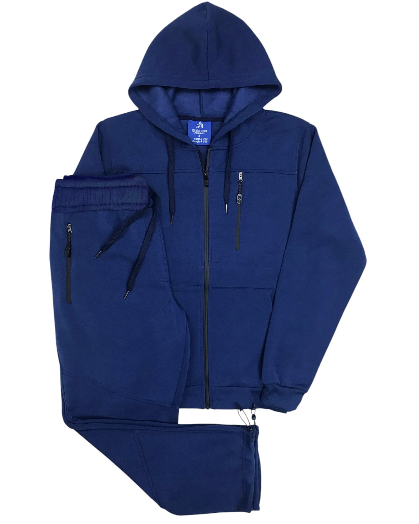 Men's Sweatsuit Soft Fleece Sweat Jacket with Sweatpants