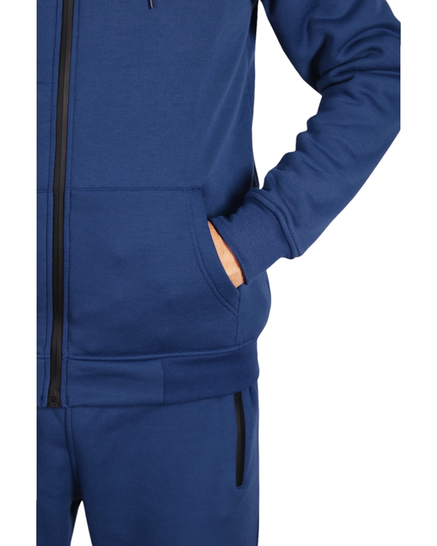 Men's Sweatsuit Soft Fleece Sweat Jacket with Sweatpants