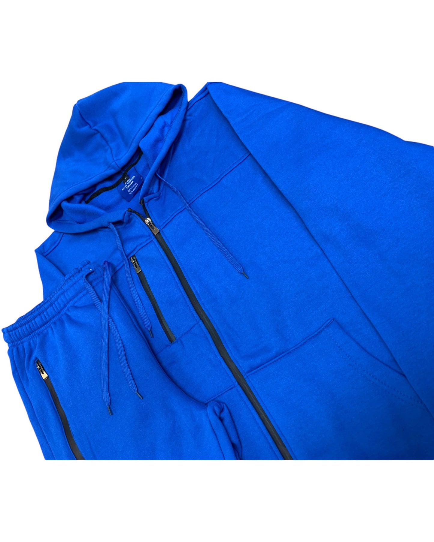 Men's Sweatsuit Soft Fleece Sweat Jacket with Sweatpants