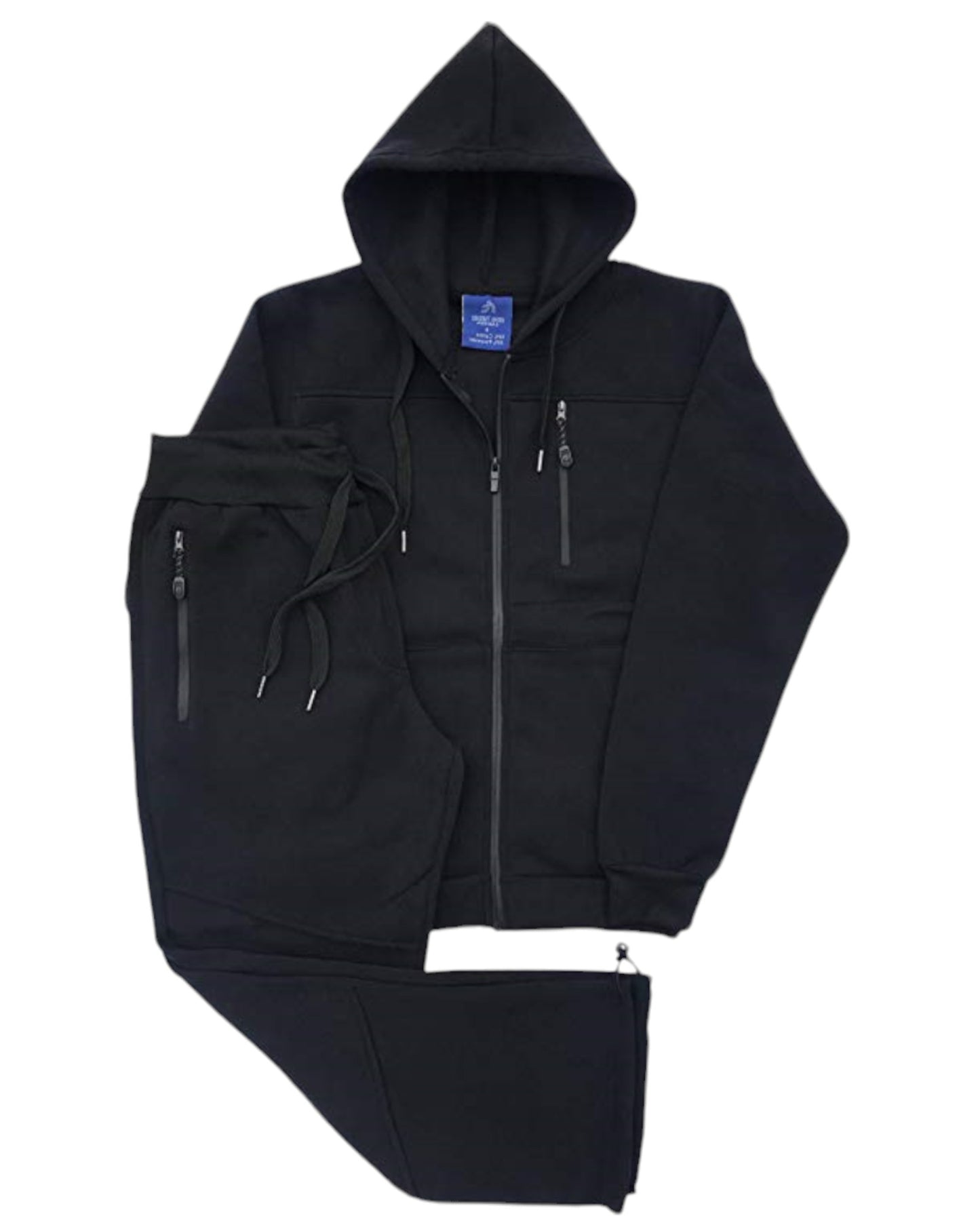 Men's Sweatsuit Soft Fleece Sweat Jacket with Sweatpants