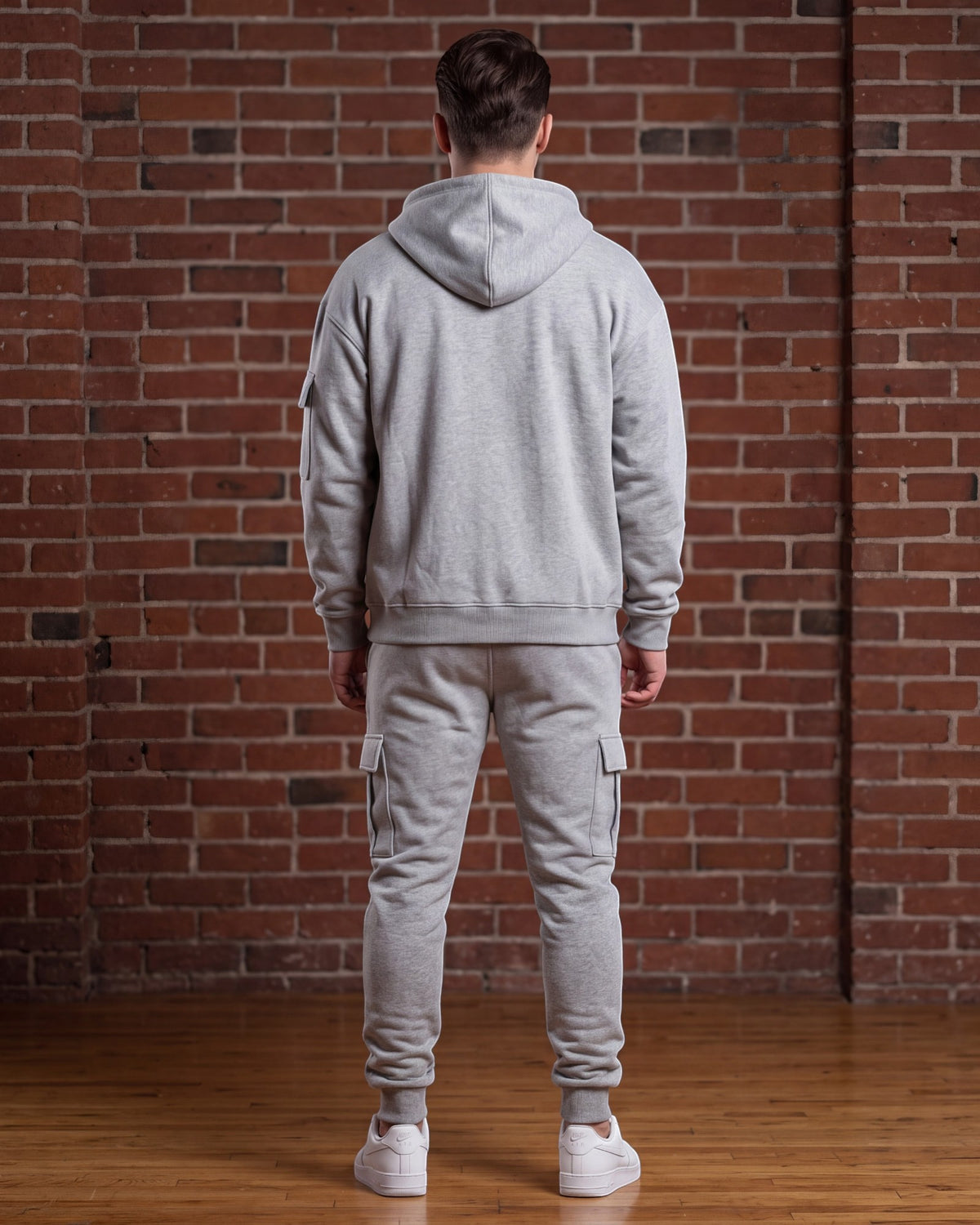 Men’s Premium Cotton Cargo Set – Heavy Duty 450GSM Fleece