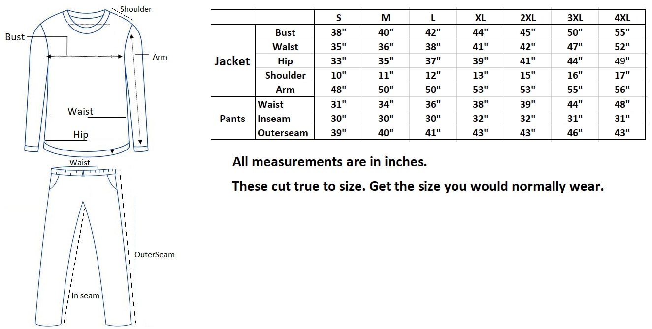 Size Guide – Royal Threads