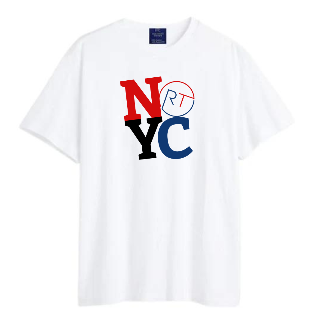 Men's T-Shirt N.Y.C Print Summer Shirt