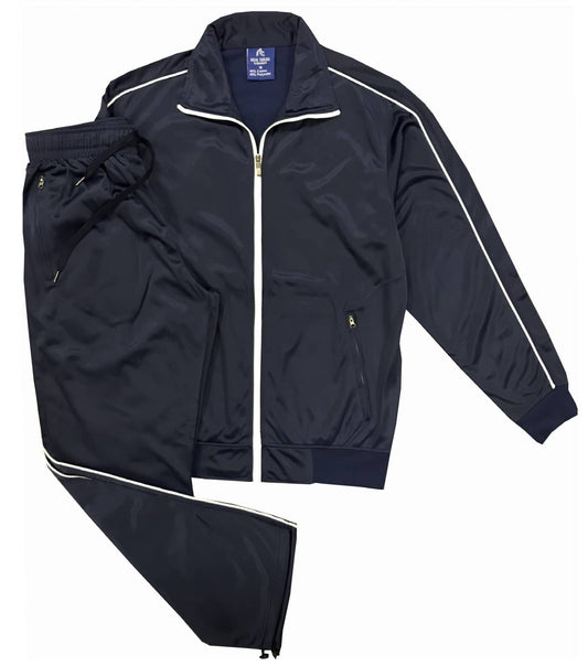 Men Classic Spring Plain Tracksuit Jogging Suit