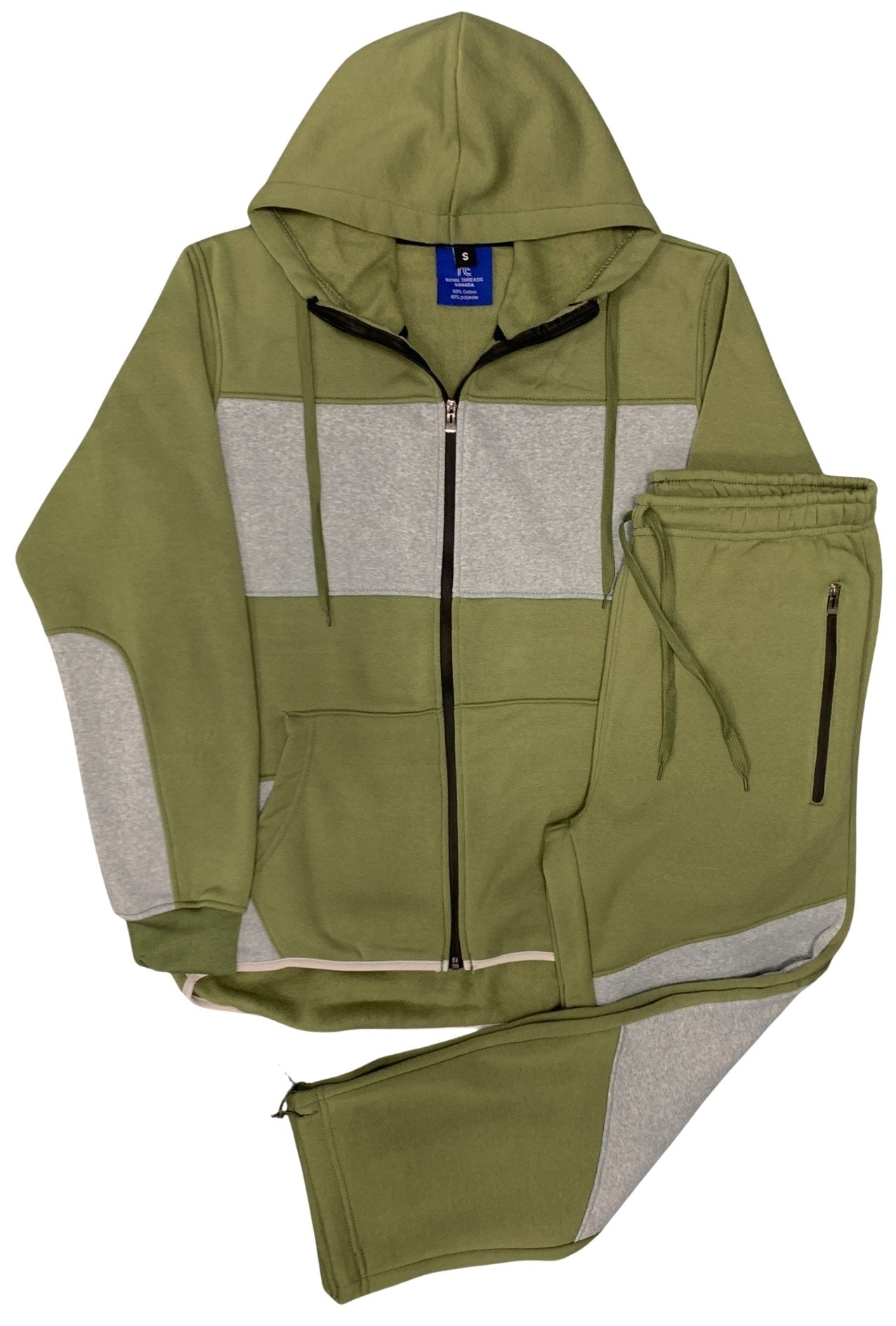 Men’s Full Sweatsuit Cloud Fleece Sweat jacket with Warm winter Sweat pants Matching Suit Outfit
