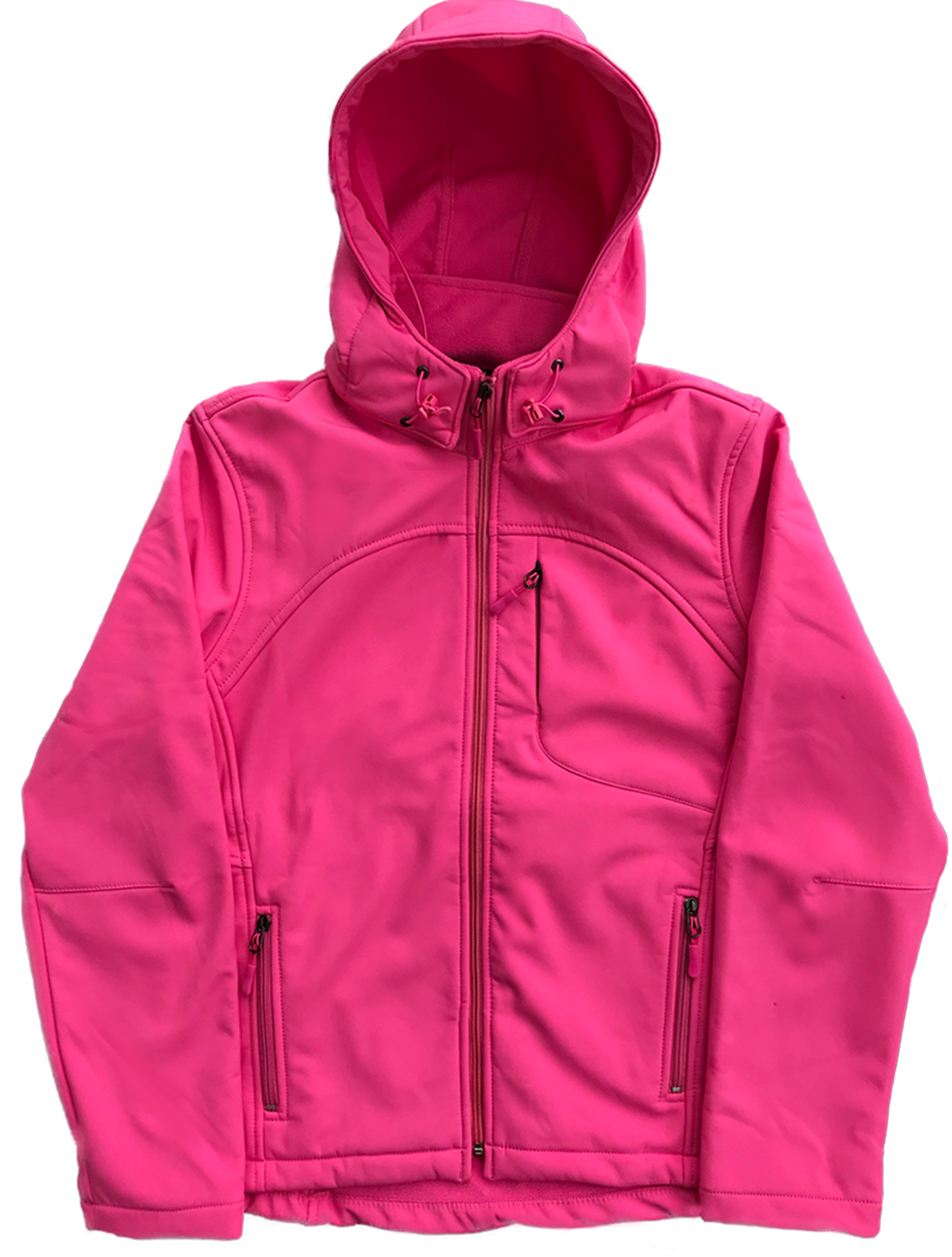Women’s Softshell Water resistant Jacket with internal fleece lining and removable hood