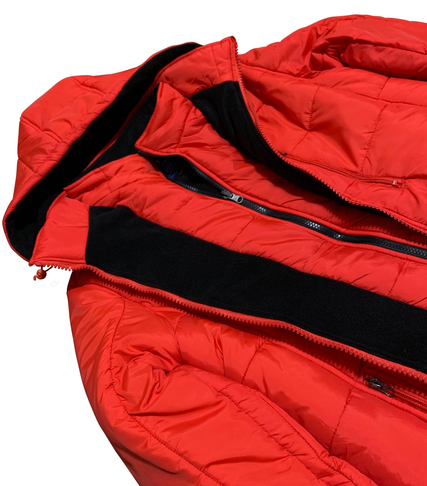 Men's Heavy Padded Full Fleece Insulated Jacket Negative Degree Canadian Winter Weather Coat with Removable Hood