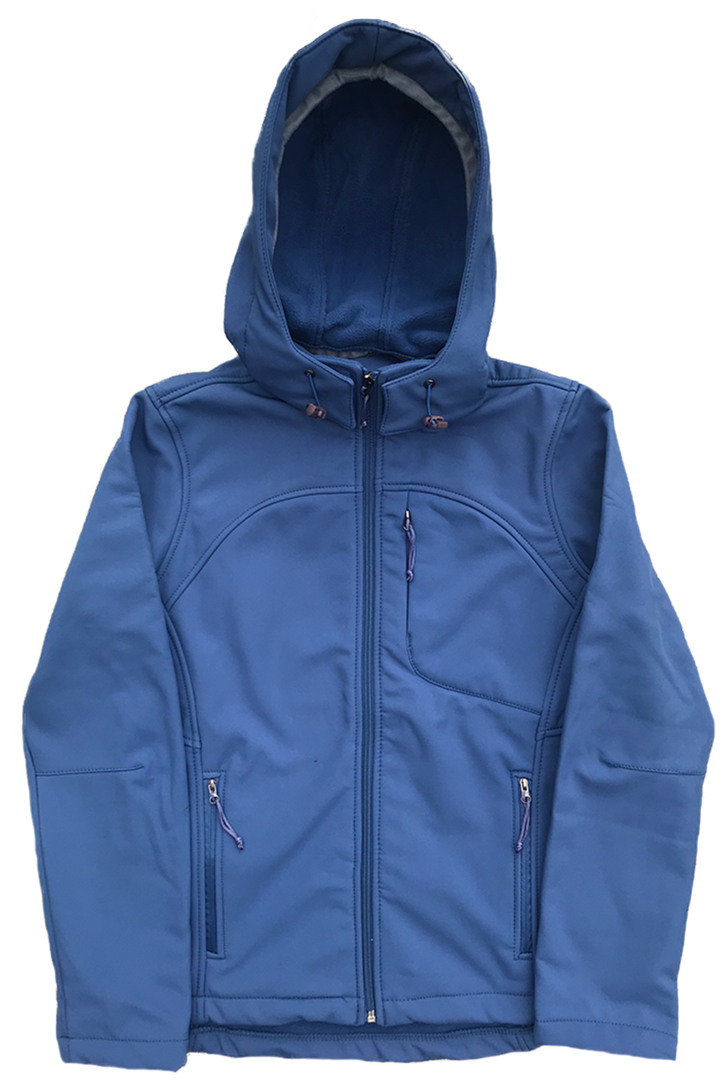 Women’s Softshell Water resistant Jacket with internal fleece lining and removable hood