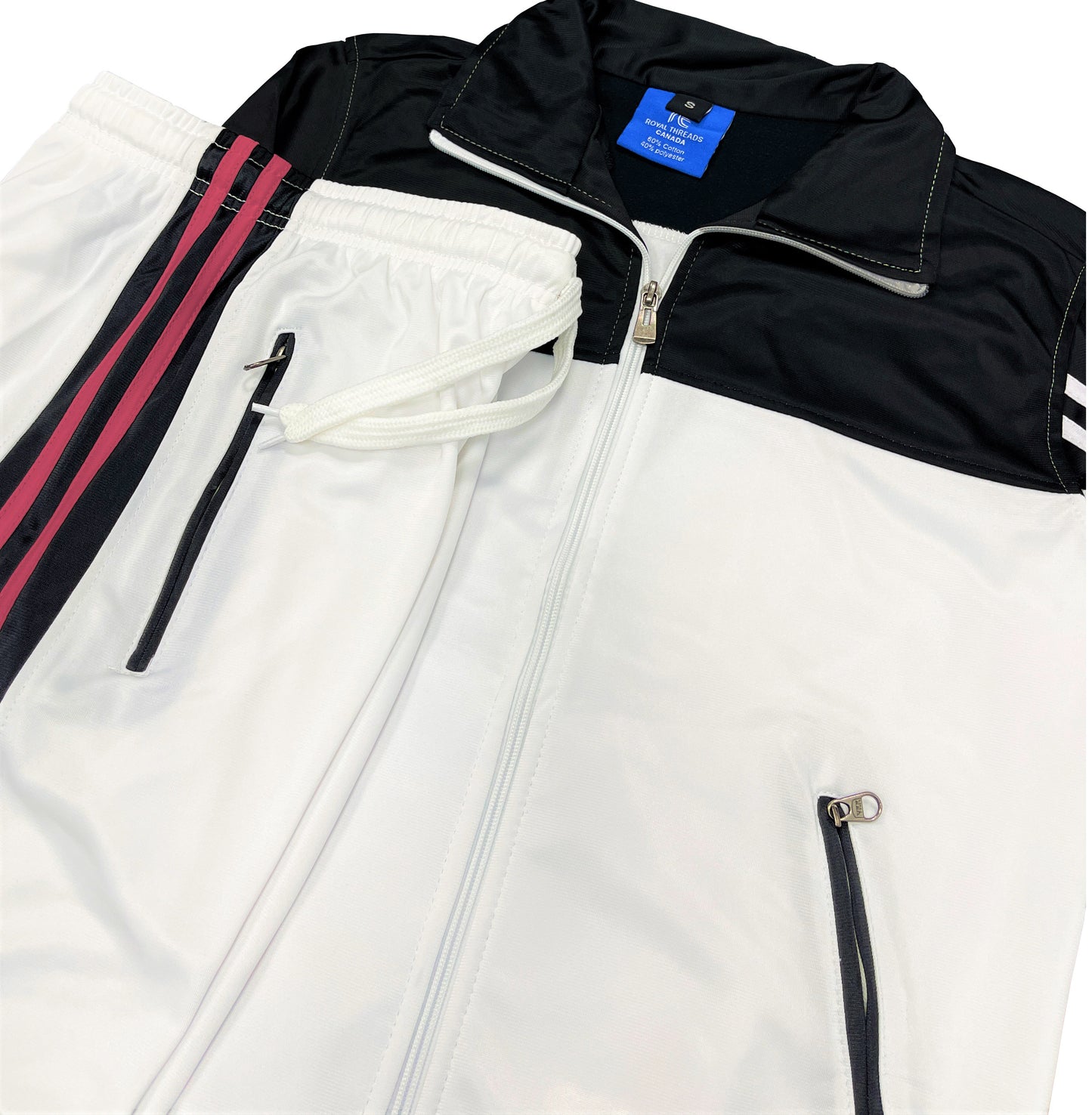  Royal Threads Canada Chándal Gladys para mujer con chaqueta y  pantalones deportivos completos, Real/Blanco : Ropa, Zapatos y Joyería
